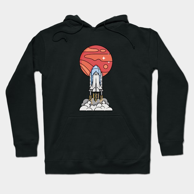 Mars is My New Homeland Hoodie by stephanieduck